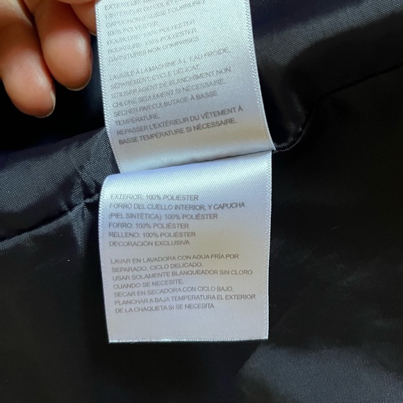 Laundry by Shelli Segal Pretoria Navy Quilted Jacket L Equestrian Winter Coat - Picture 10 of 12